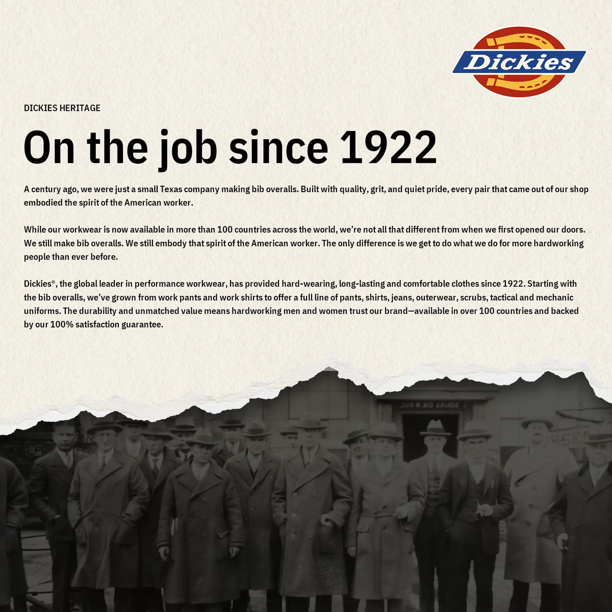 Dickies Men's Loose Fit Double Knee Work Pants