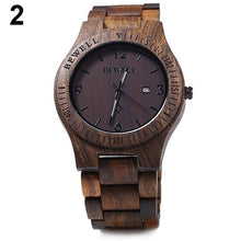 Load image into Gallery viewer, Hand Carved Wooden Watch

